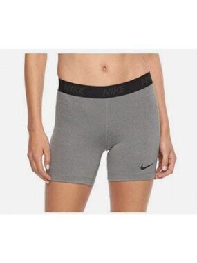 Nike Shorts Women's Size Small 4" Grey / Black Compression Athletic 824403-091